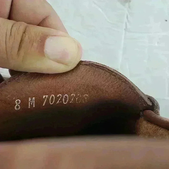 LL Bean Brown Leather shoes/Mocasines NWOB size 8 - Picture 4 of 6